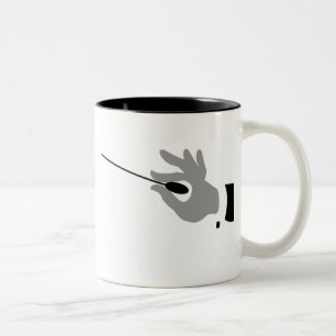 Für Musik-Leiter! Zweifarbige Tasse