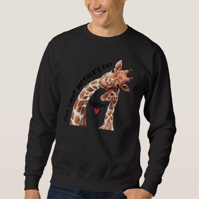 Für Mutter ist unser erster Muttertag zusammen Sweatshirt (Vorderseite)