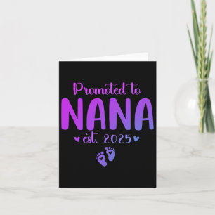 Für Nana 2025 beworben neue Oma Est 2025 Mütter Karte