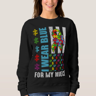 Für Niece Puzzle Flag Special Autismus Awareness Sweatshirt