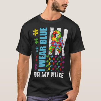 Für Niece Puzzle Flag Special Autismus Awareness T-Shirt