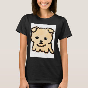 Für Niedliche Hunde Puppie Fan in Dog Art Style_17 T-Shirt