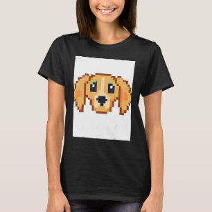 Für Niedliche Hunde Puppie Fan in Dog Art Style_37 T-Shirt