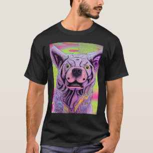 Für Niedlichen Hund-Puppie-Fan im Dog Art Style_8 T-Shirt