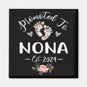 Für Nona Est 2024 Blumen Muttertag  Magnet