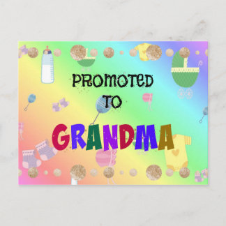 Für Oma, Celebration Design Postkarte