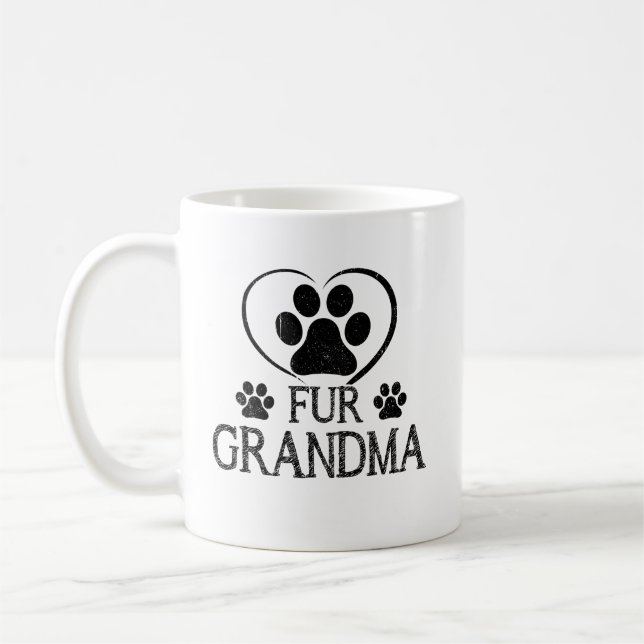 Fur Oma Mother's Day Gift for Dog Lover Kaffeetasse (Links)