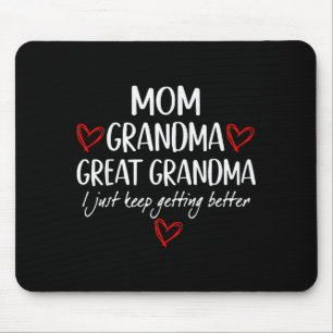 Für Oma von Enkelkindern Mama Oma Ur-Oma Mousepad