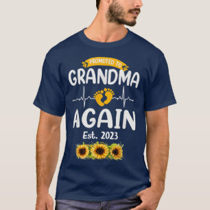 Für Oma wieder 2023 Sonnenblumen neuer Großblume T-Shirt