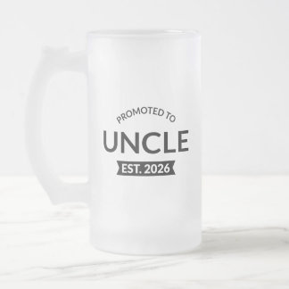 Für Onkel Est bestimmt. 2026 Mattglas Bierglas