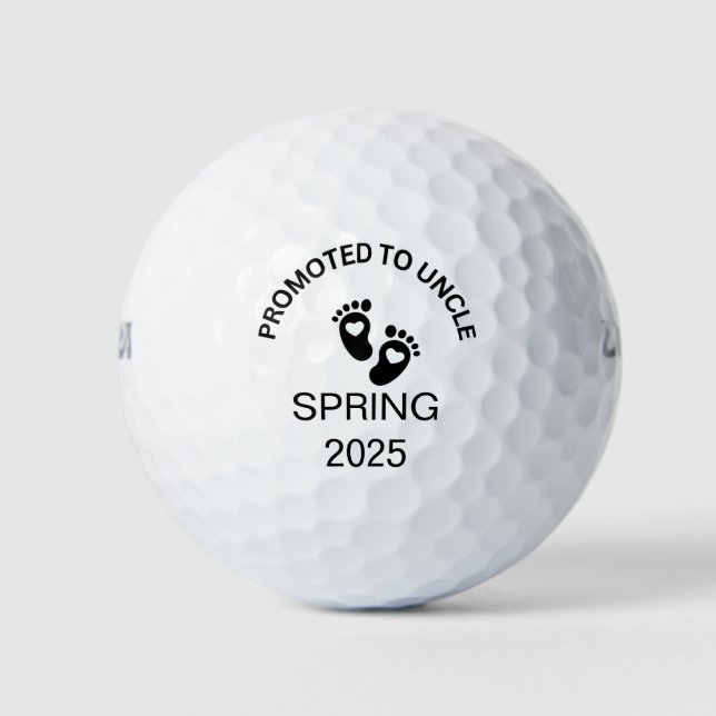 Für Onkel, Golfball Personalisiert (Vorderseite)