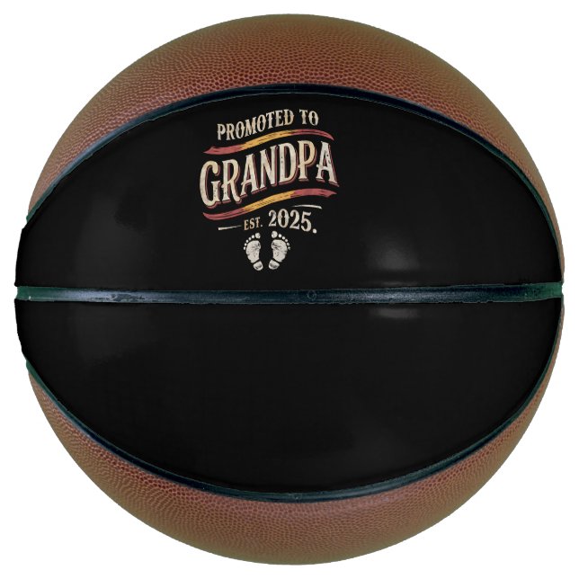 Für Opa 2025 befördert Opa Opa est 2025 Basketball (Vorderseite)