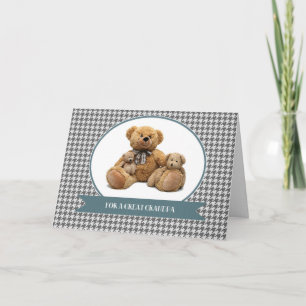 Für Opa am Tag des Vaters Niedliche Teddybären Karte