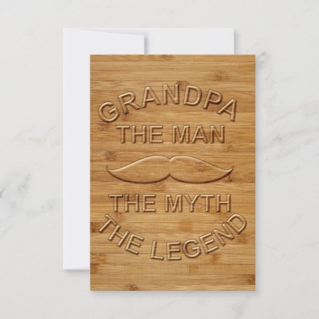 Für Opa Dankeskarte (Vorderseite)