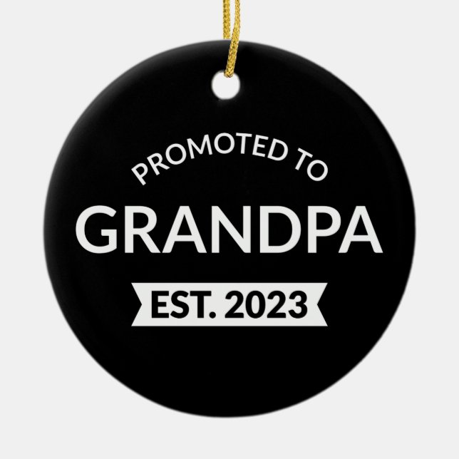 Für Opa Est bestimmt. 2023 II Keramik Ornament (Vorne)