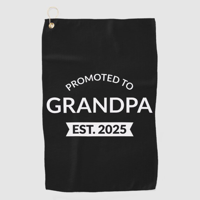 Für Opa Est bestimmt. 2025 Golfhandtuch (Vorderseite)