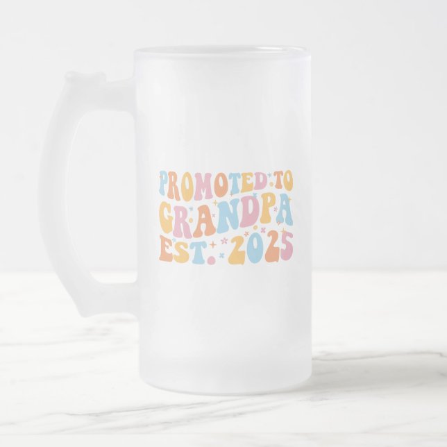 Für Opa Est bestimmt. 2025 III Mattglas Bierglas (Links)