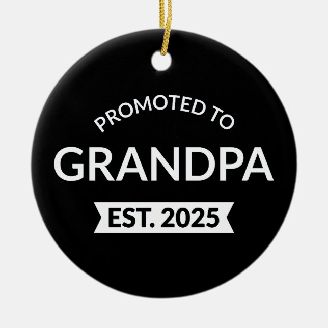 Für Opa Est bestimmt. 2025 Keramik Ornament (Vorne)