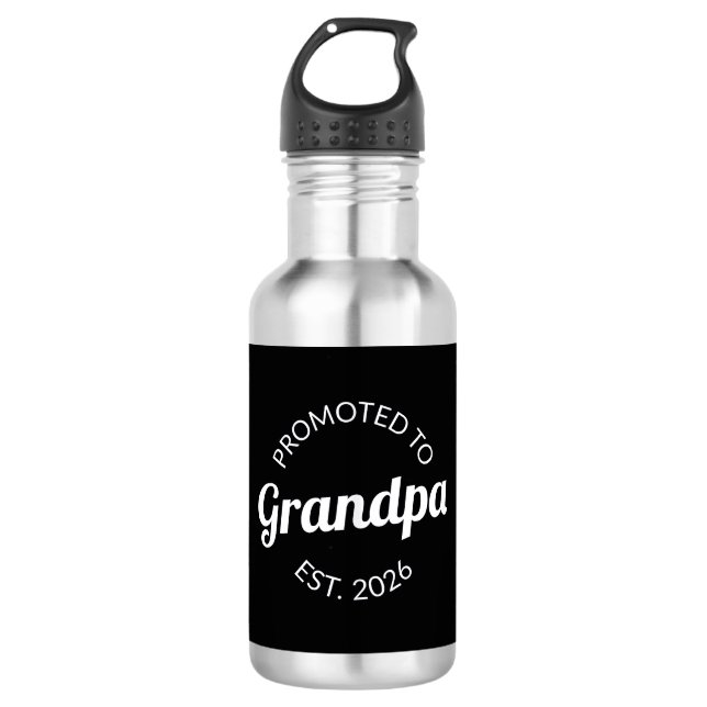 Für Opa Est bestimmt. 2026 Edelstahlflasche (Vorderseite)