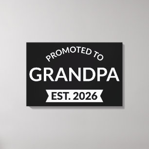 Für Opa Est bestimmt. 2026 Leinwanddruck