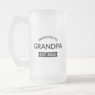 Für Opa Est bestimmt. 2026 Mattglas Bierglas