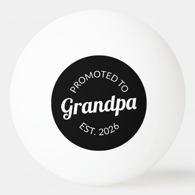 Für Opa Est bestimmt. 2026 Tischtennisball (Vorderseite)