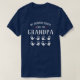 Für Opa mit 8 Kindernamen Personalisiert T-Shirt (Design vorne)