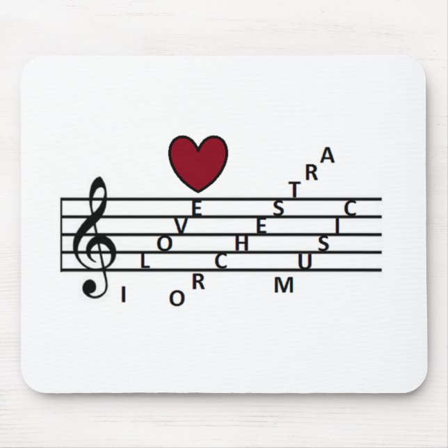 Für Orchistra-Musikliebhaber Mousepad (Vorne)