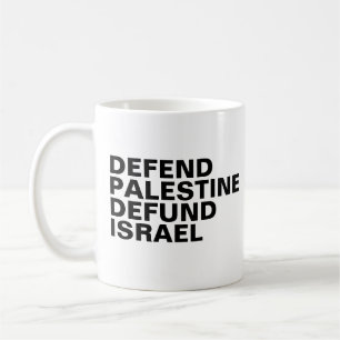 Für Palästina, Entrüstung Israels - Gegen Israel Kaffeetasse