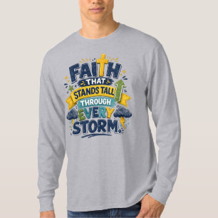 Für Papa "Glaube, der steht" T-Shirt
