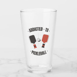 Für Pickleball Trinkglas Glas