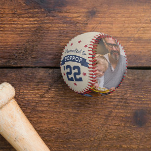 Für Poppop beworben   Neues Großvater-Foto Baseball