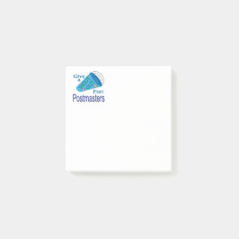 Für Postmeister ausrufen Post-it Klebezettel