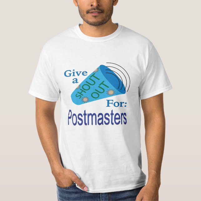 Für Postmeister ausrufen T-Shirt (Vorderseite)