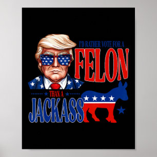 Für Präsident 2024 würde ich eher für einen Spaß a Poster