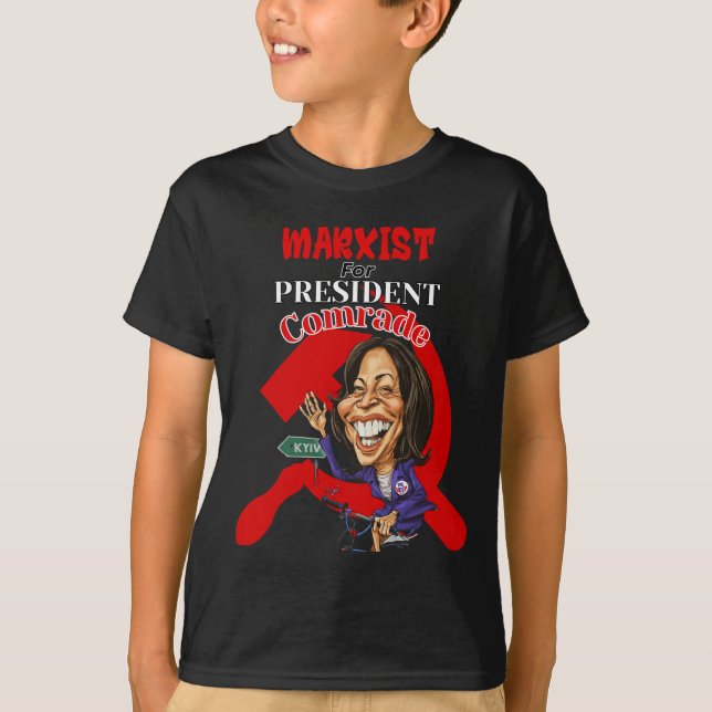 Für Präsident Kamala Harris Funny Presiden T-Shirt (Vorderseite)