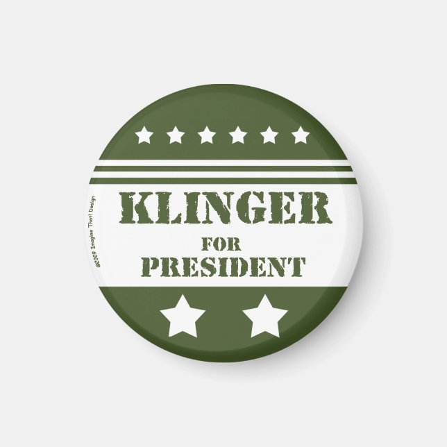 Für Präsident Klinger Magnet (Vorne)
