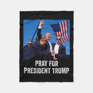 Für Präsident Trump4 Fleecedecke