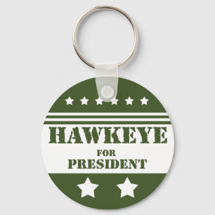 Für Präsidenten Hawkeye Schlüsselanhänger