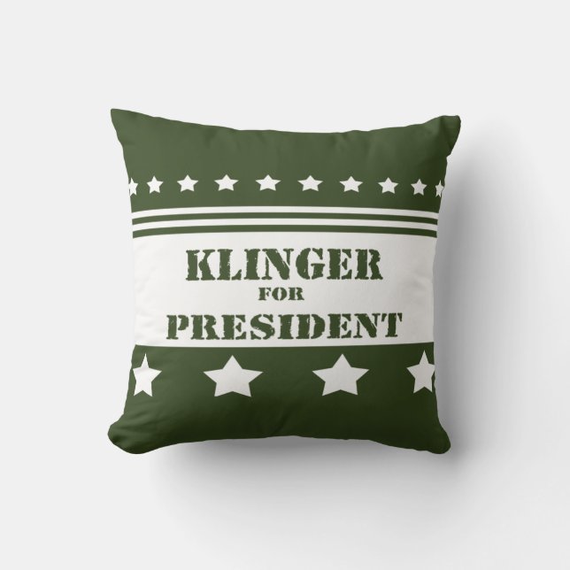 Für Präsidenten Klinger Kissen (Vorderseite)
