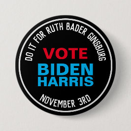 Für R.B.G. Vote BIDEN HARRIS 2020 Button