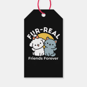 Fur-Real Friends Forever   Niedliches Katzen- und  Geschenkanhänger