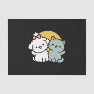 Fur-Real Friends Forever Niedliches Katzen- und Seidenpapier