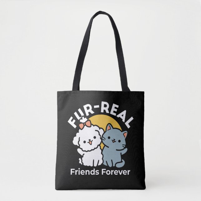 Fur-Real Friends Forever | Niedliches Katzen- und  Tasche (Vorderseite)
