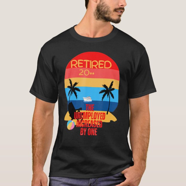 für Rentner und Neuarbeitslose nur ein Witz T-Shirt (Vorderseite)