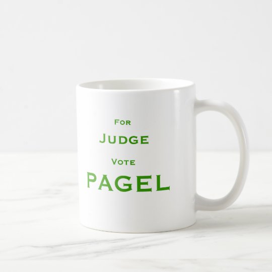 Für Richter-Abstimmung Pagel Kaffeetasse