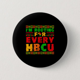 Für Rooting Hbcu Historisch Schwarze Hochschule Button