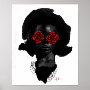 "Für Rose farbige Mädchen" Poster