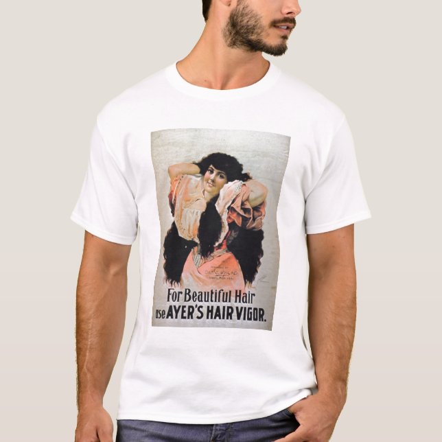 "Für schönen Haar-Gebrauch Ayers Haar-Stärke" T-Shirt (Vorderseite)