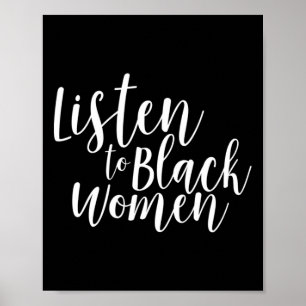 Für Schwarze Frauen Intersektionalistin Poster